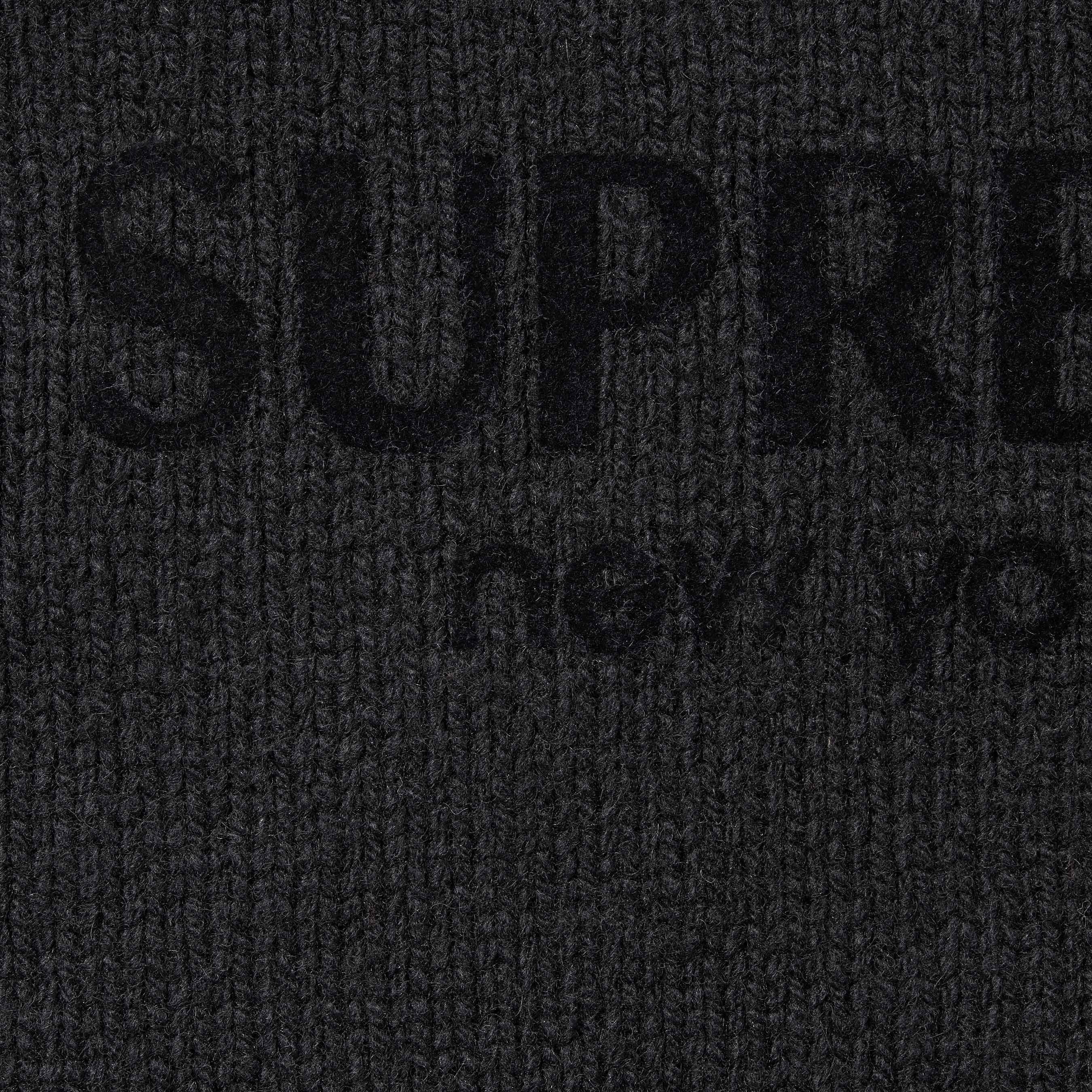 Flocked Logo Sweater view 9